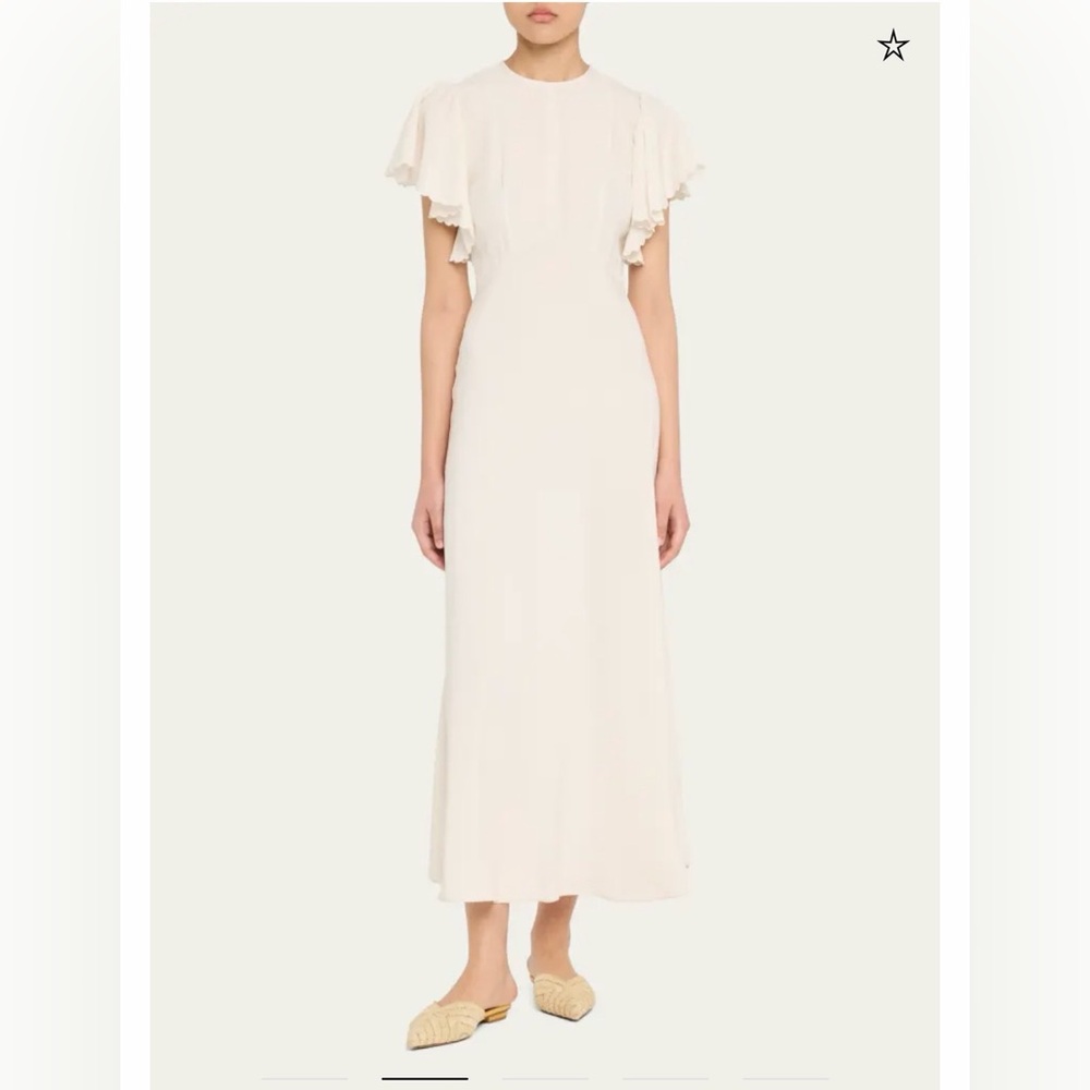 Ulla Johnson Cream Midi Dress - Picture 3 of 3